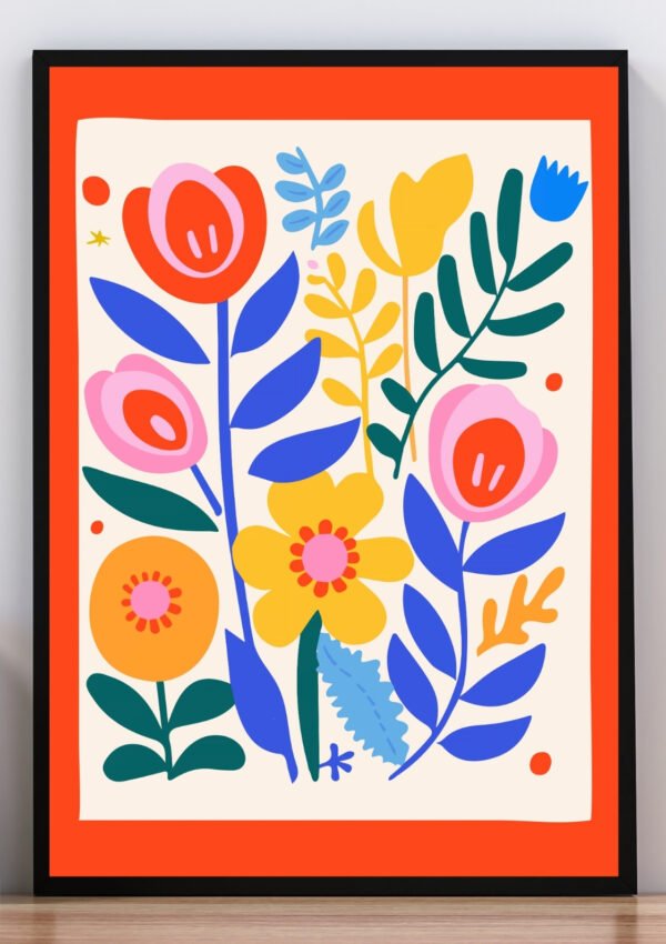 Cuadro flower print IV