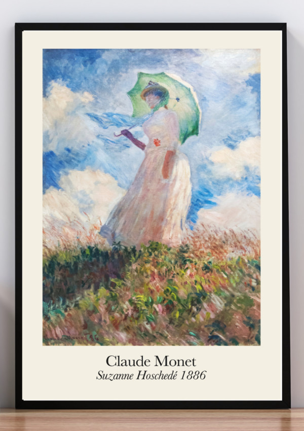 Cuadro Suzanne Hoschede 1886. Monet