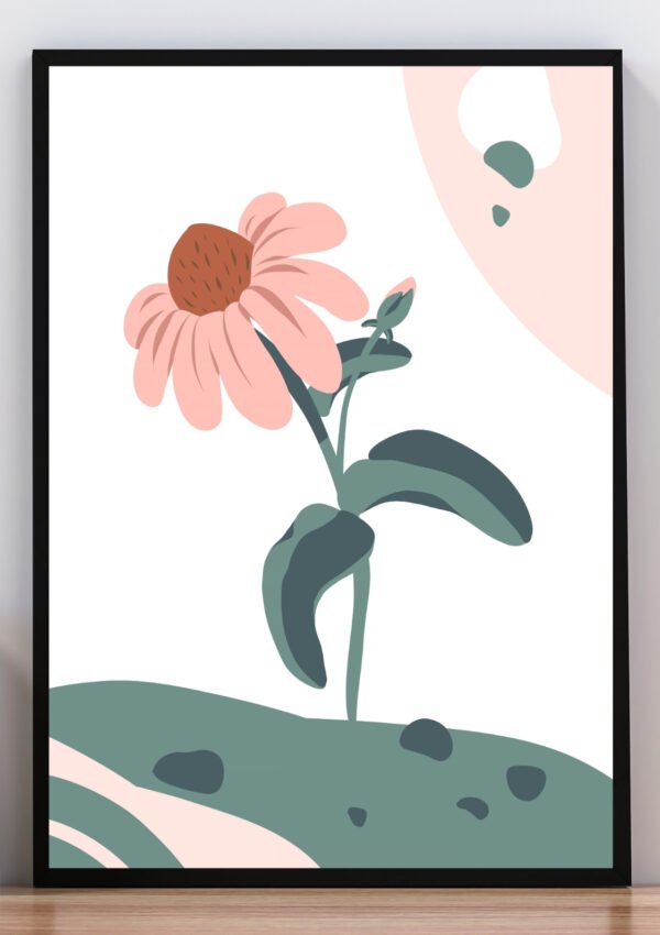 Cuadro flor rosita