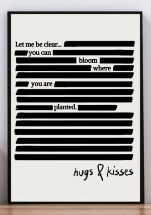 Cuadro hugs and kisses