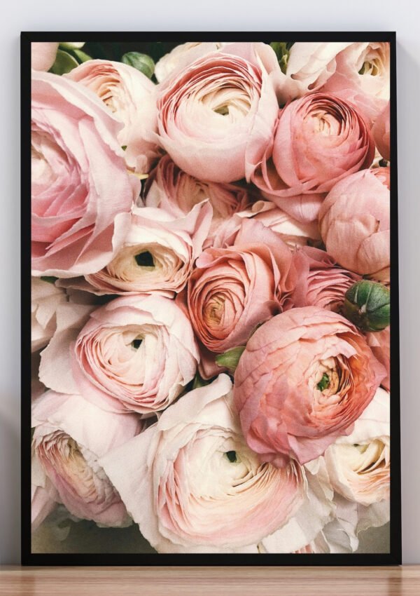 Cuadro foto rosas