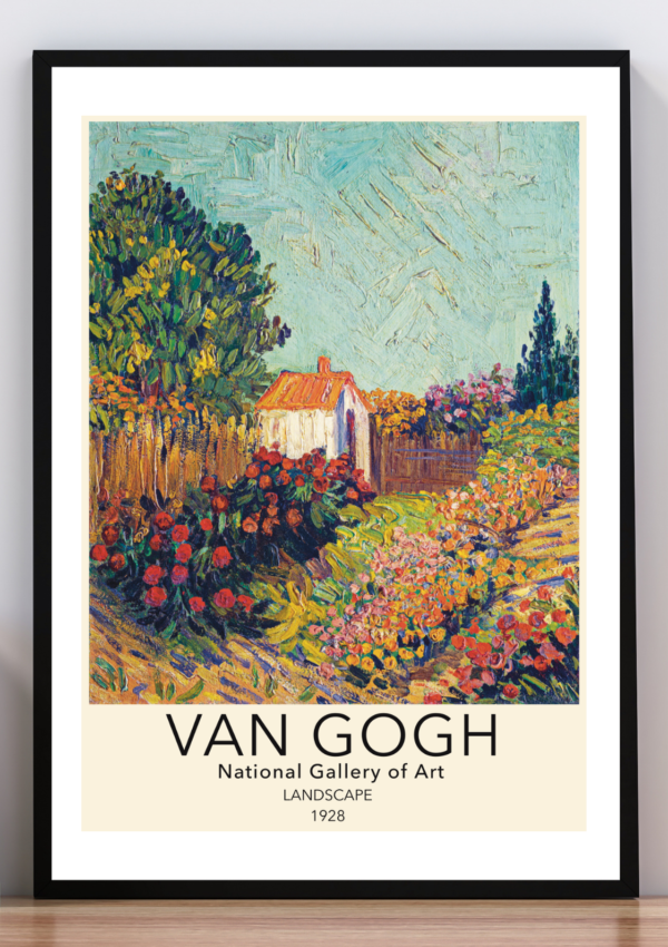 Cuadro landscape, van gogh