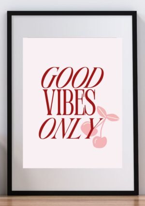 Cuadro good vibes