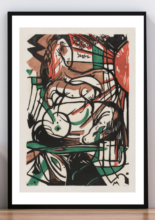 Cuadro Tierlegende. Franz Marc 1912