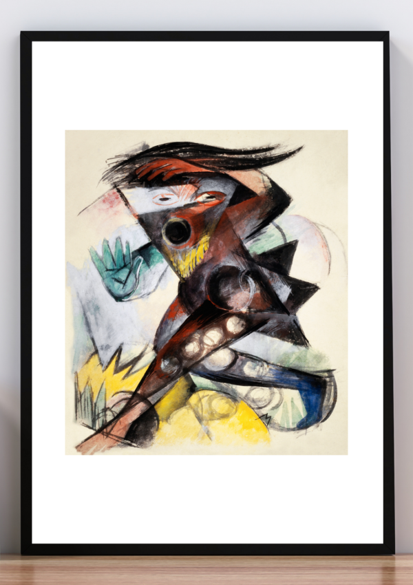 Cuadro Der Ängstliche. Franz Marc 1912