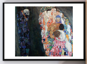 Cuadro muerte y vida. Gustav Klimt