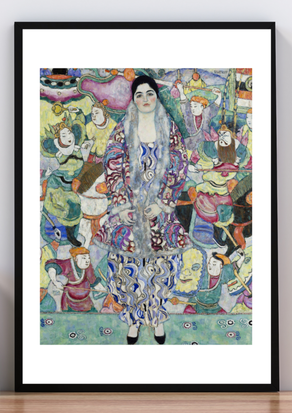 Cuadro retrato de Friederike Maria Beer. Gustav Klimt.