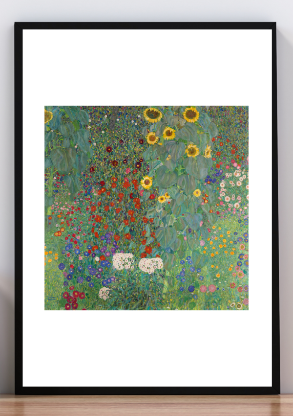 Cuadro Jardín de granja con girasoles. Gustav Klimt 1907