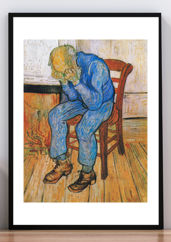 Cuadro En la puerta de la eternidad. Vicente van Gogh 1890.