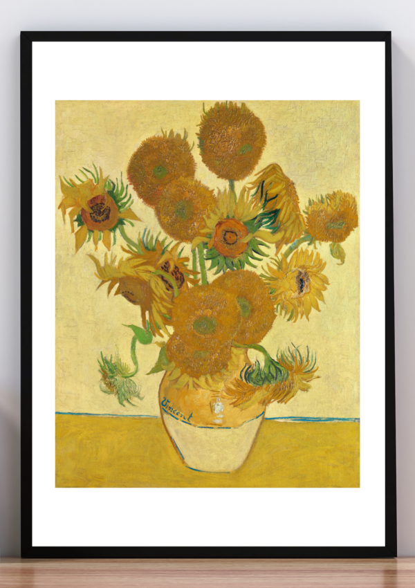 Cuadro los girasoles I vincent van gogh 1888
