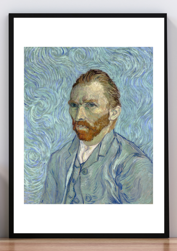 cuadro retrato de vicent van Gogh. 1889