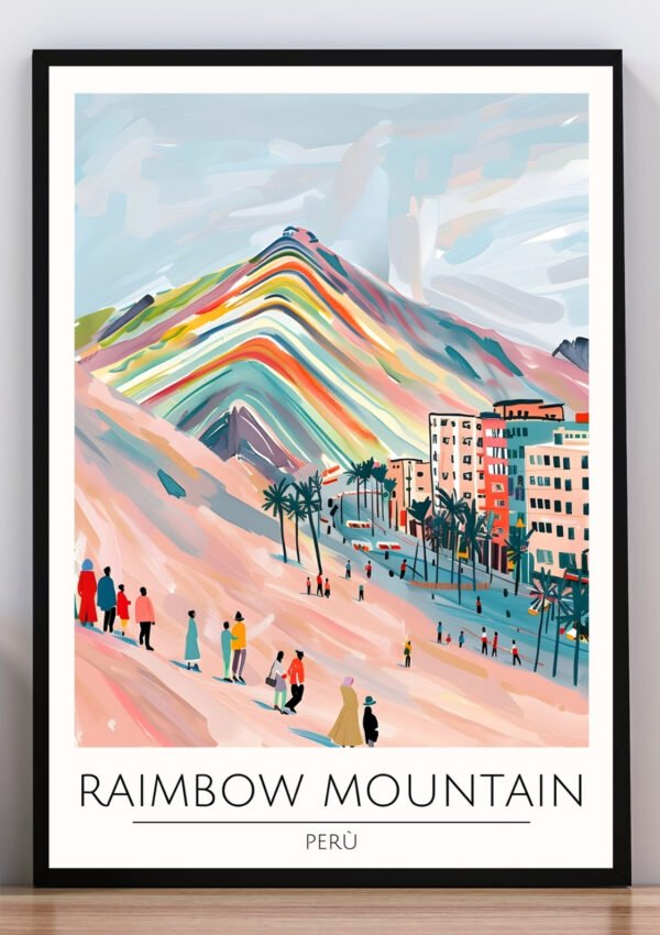 Cuadro Raimbow mountain