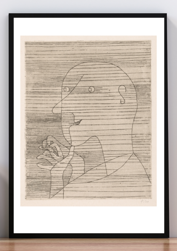 cuadro pensador. Paul Klee 1933.