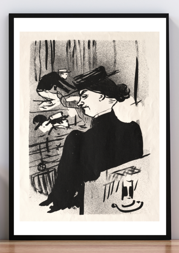 Cuadro en el ambassadeurs. Toulouse-Lautrec 1894