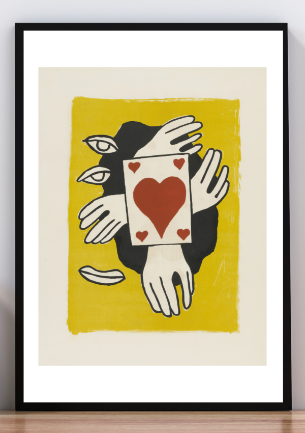 Cuadro corazón. Léger 1948