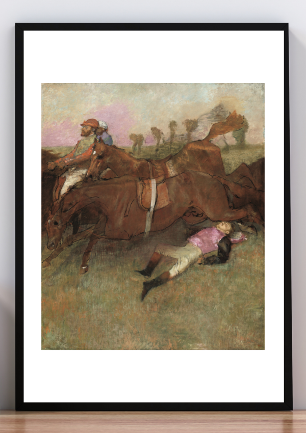 Cuadro El jinete caído. Edgar Degas
