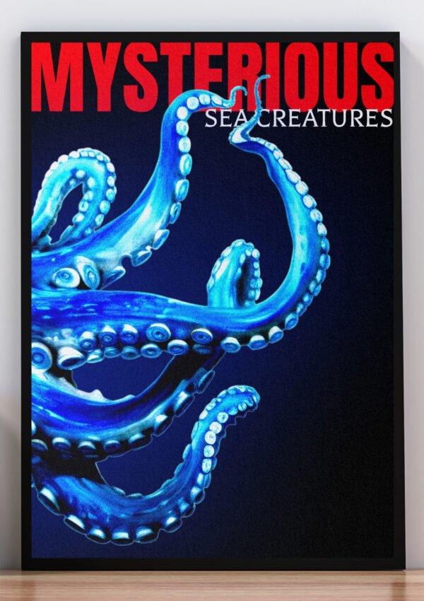 Cuadro ilustración pulpo