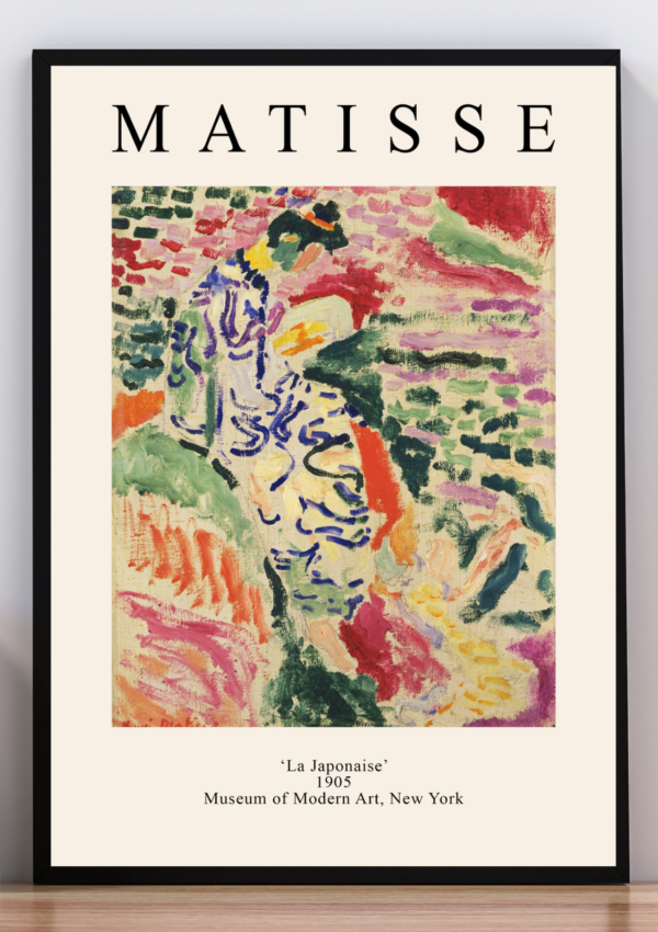 Cuadro la japonaise, matisse 1905
