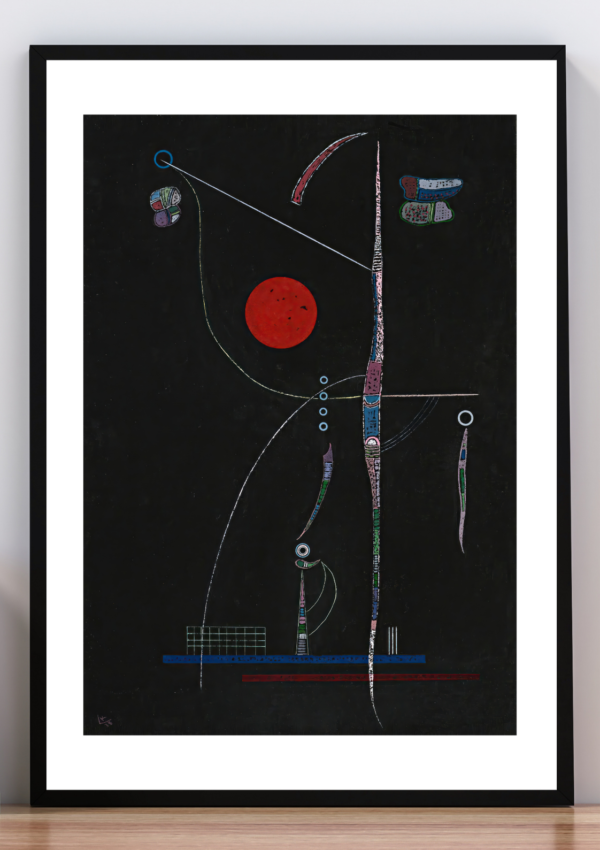Cuadro Kandinsky. L'accent Rouge 1938