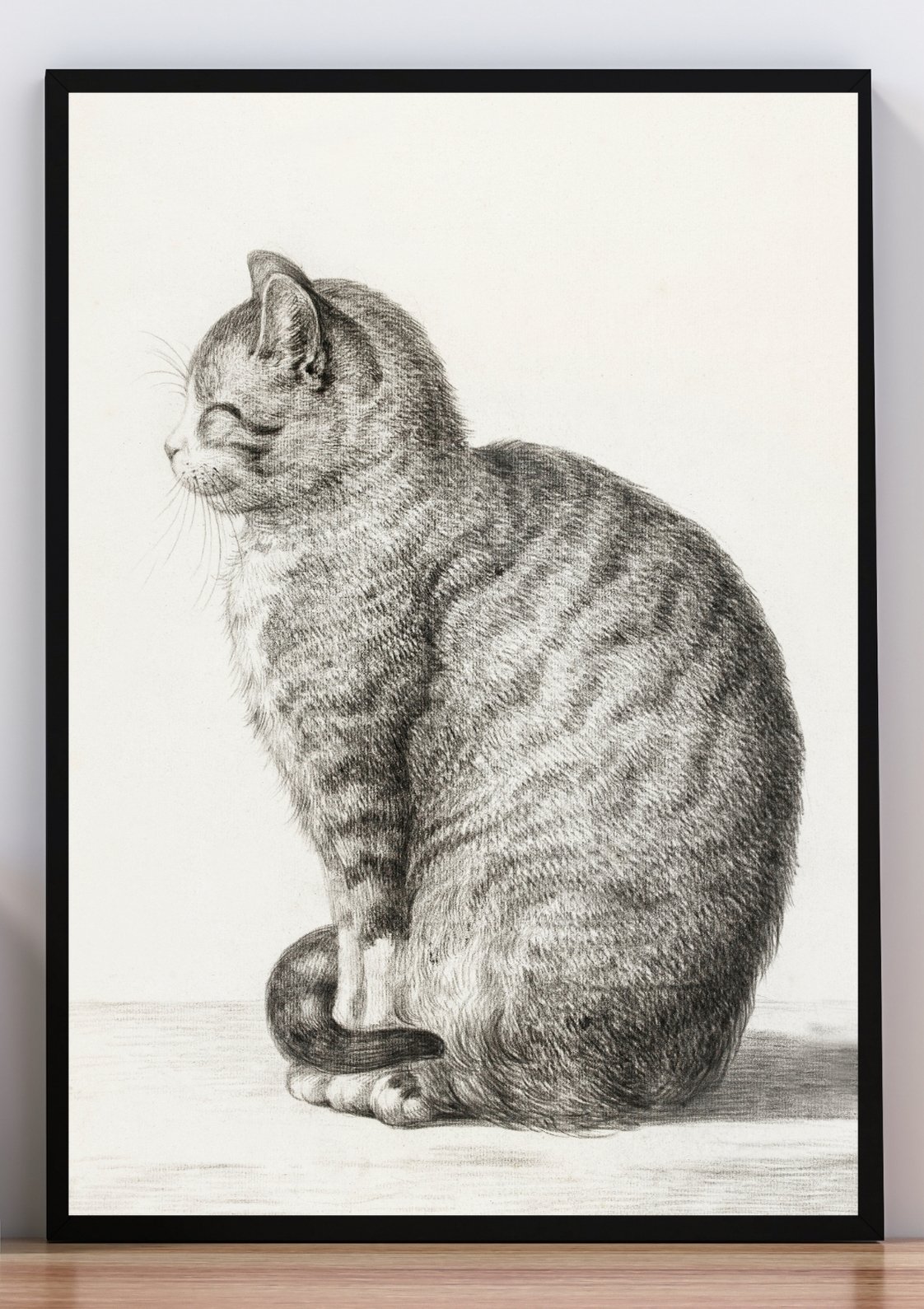 Cuadro dibujo gato
