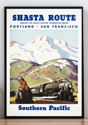 Cuadro poster shasta route
