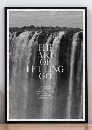 Cuadro the art of letting go