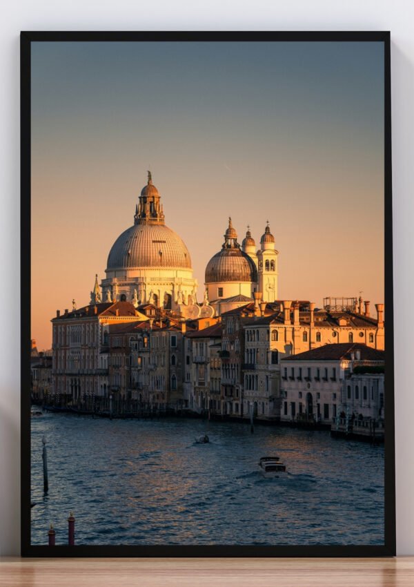 Cuadro foto canal de Venecia I