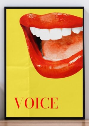 Cuadro poster voice