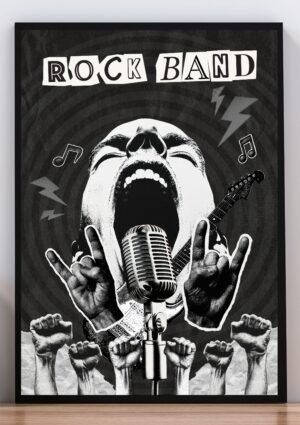 Cuadro poster rock band