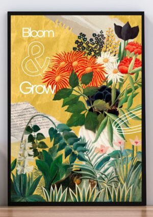 Cuadro bloom and grow