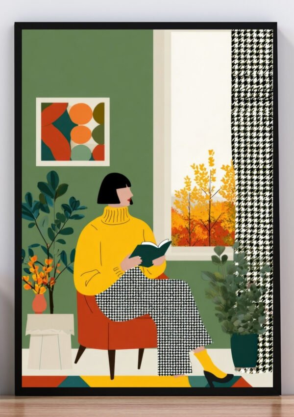 Cuadro Ilustracion mujer