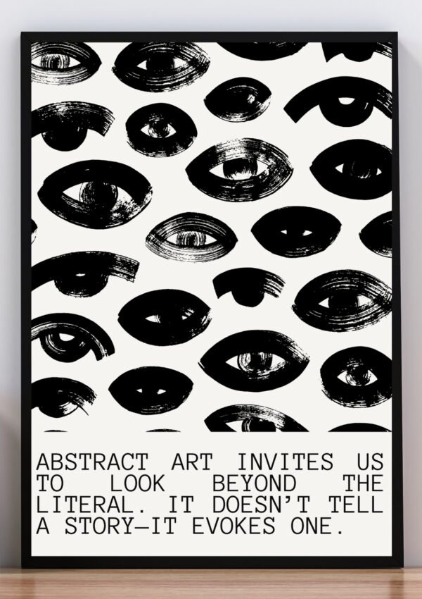 Cuadro ojos abstractos