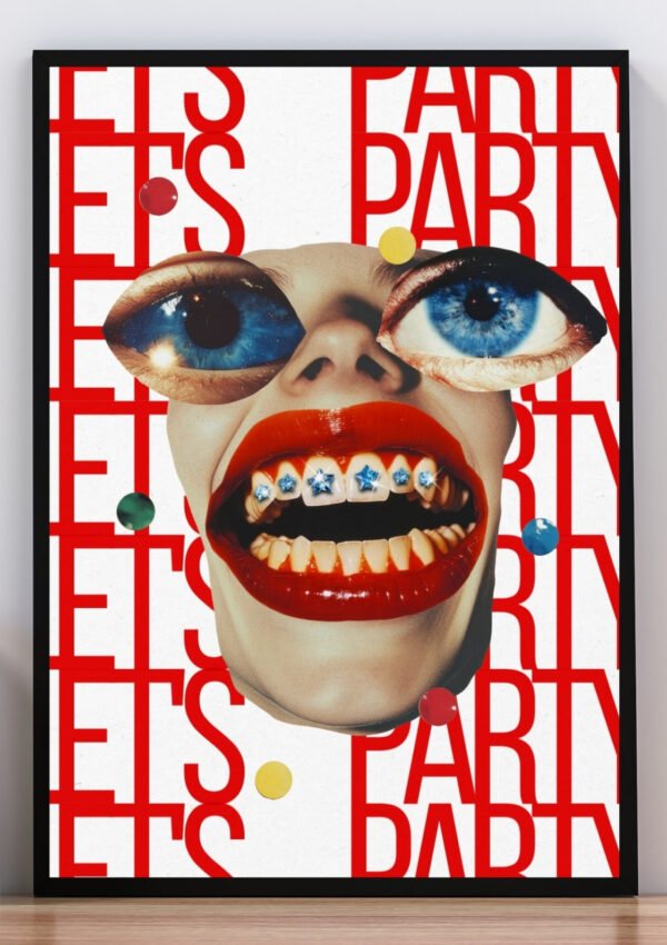 Cuadro collage rostro