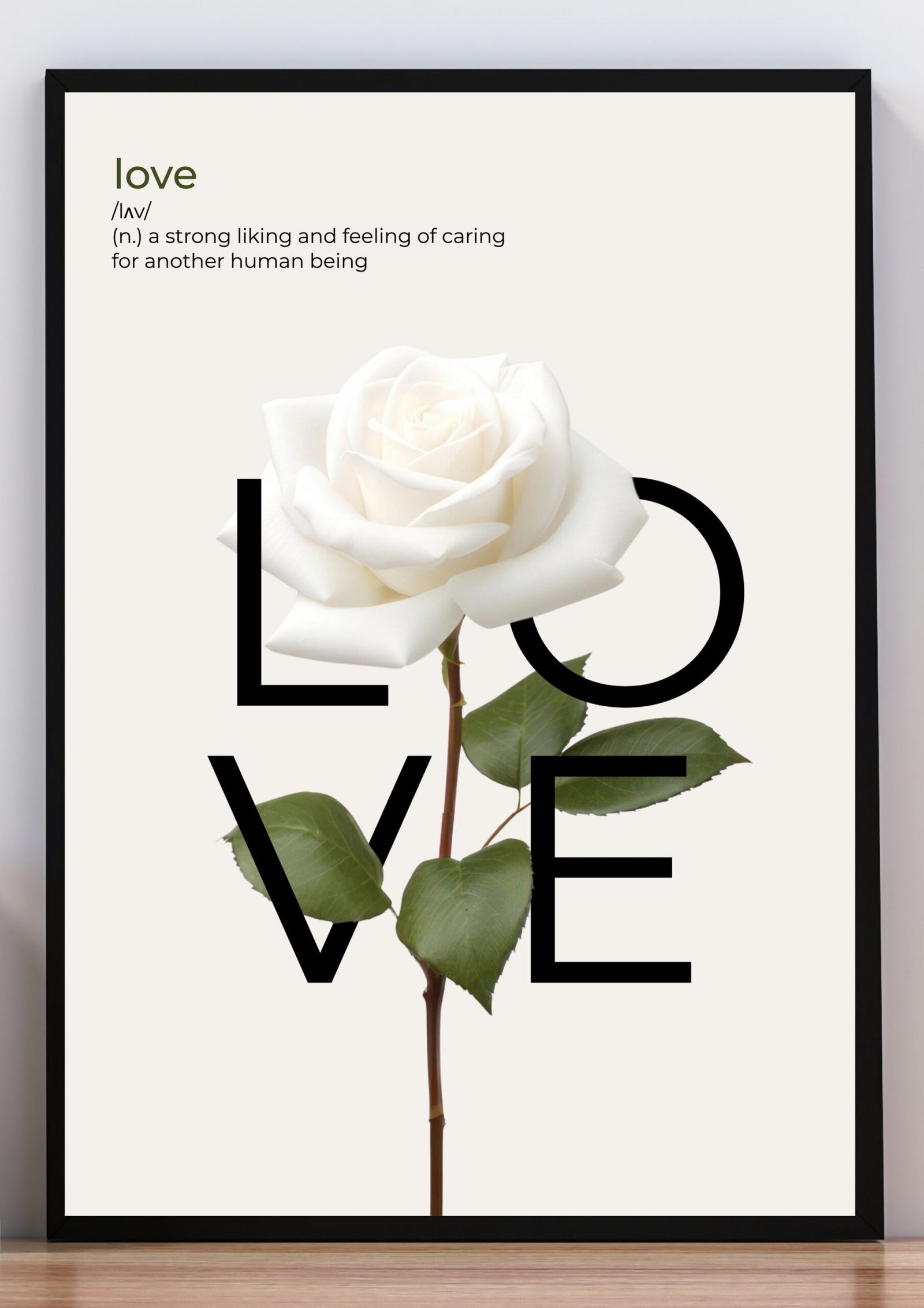 Cuadro poster love