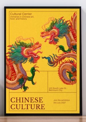 Cuadro poster chinese culture