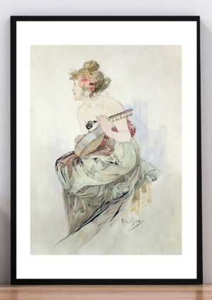 Cuadro Zdenka Cerna. Mucha 1913