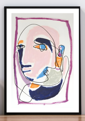 Cuadro tete/ visage picasso
