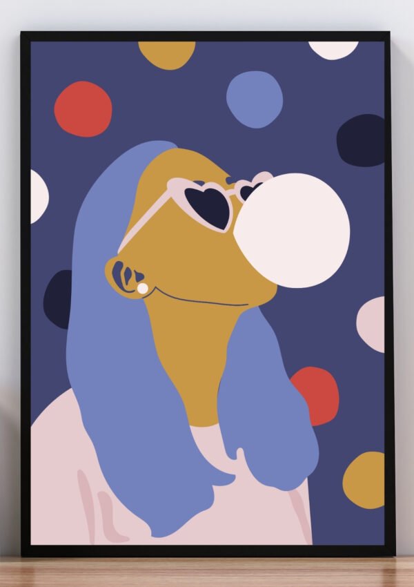 Cuadro silueta mujer III