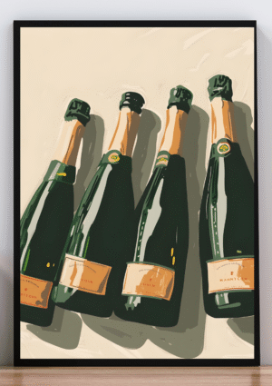 Cuadro Champagne
