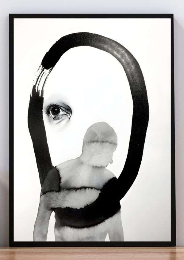 Cuadro monocromático XIX