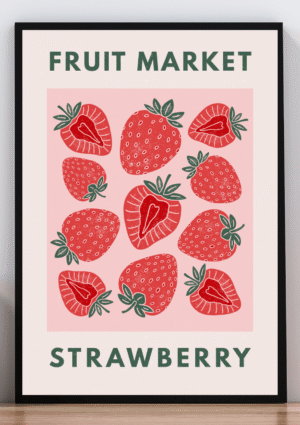 Cuadro strawberry