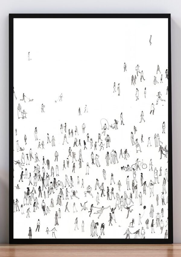 Cuadro monocromático XVIII