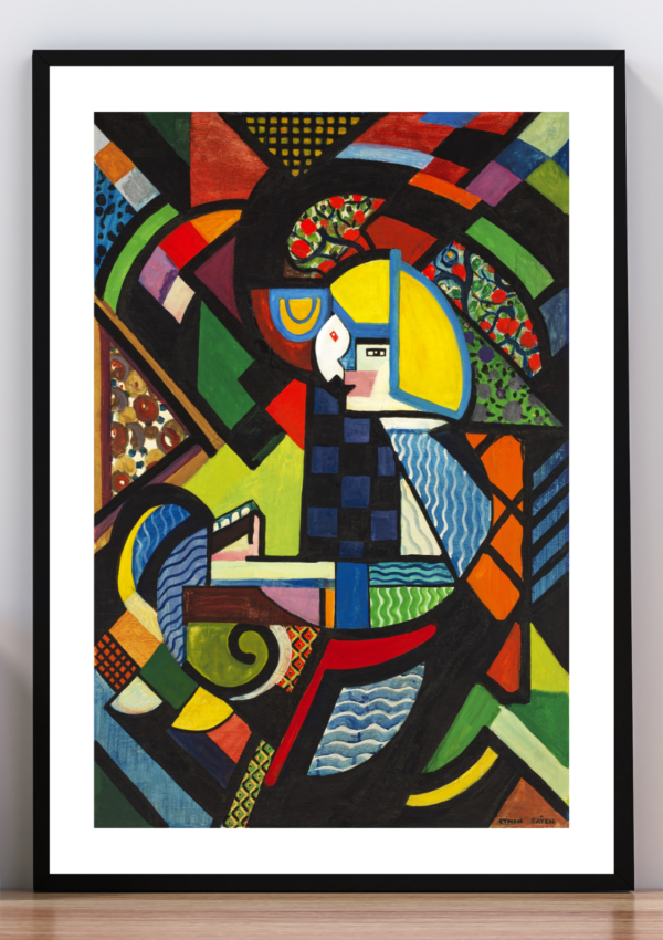 Cuadro Daughter in a rocker. Henry Lyman Sayen