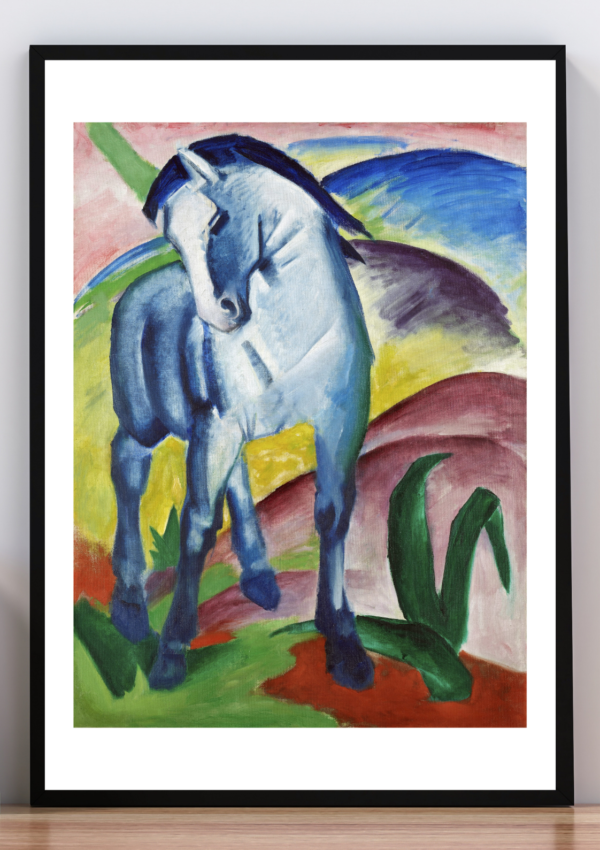 Cuadro caballo azul I. Franz Marc 1911