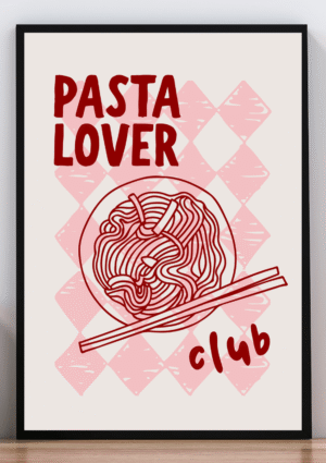 Cuadro pasta lover