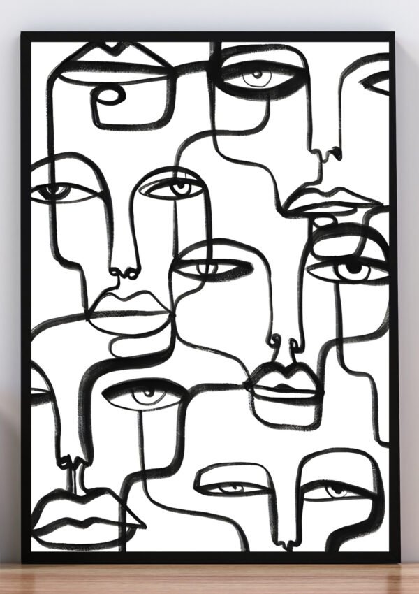 Cuadro monocromático IX