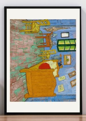 Cuadro el dormitorio en Arles (la habitación). van Gogh 1888