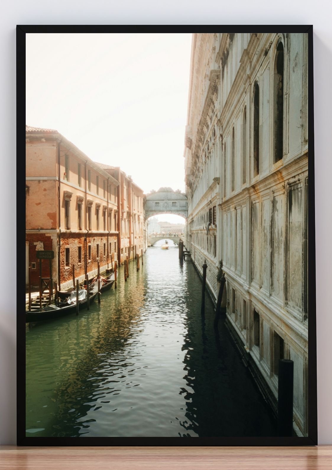 Cuadro foto canal de venecia II