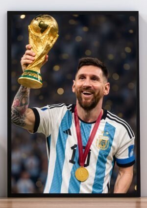 Cuadro Messi Copa del Mundo 2022