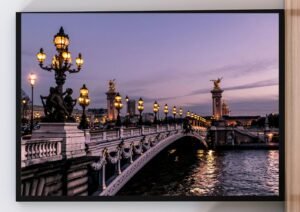 Cuadro Puente Alejandro III, París